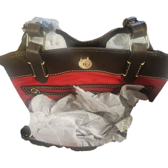 Dooney & Bourke Denison Croco Medium Small Flynn Top Handle Tote Bordeaux NWT - Picture 8 of 8